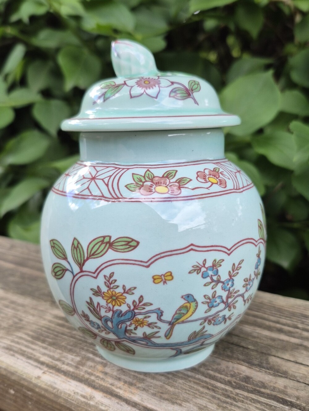 Vintage Adams Calyx Ware Ginger Jar